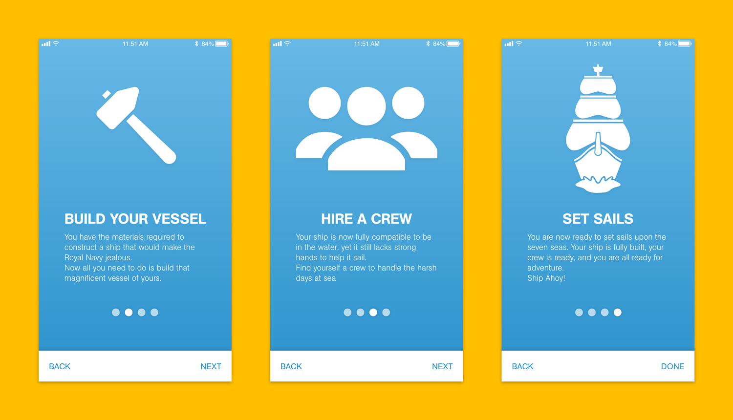 Daily UI #023 – Onboarding