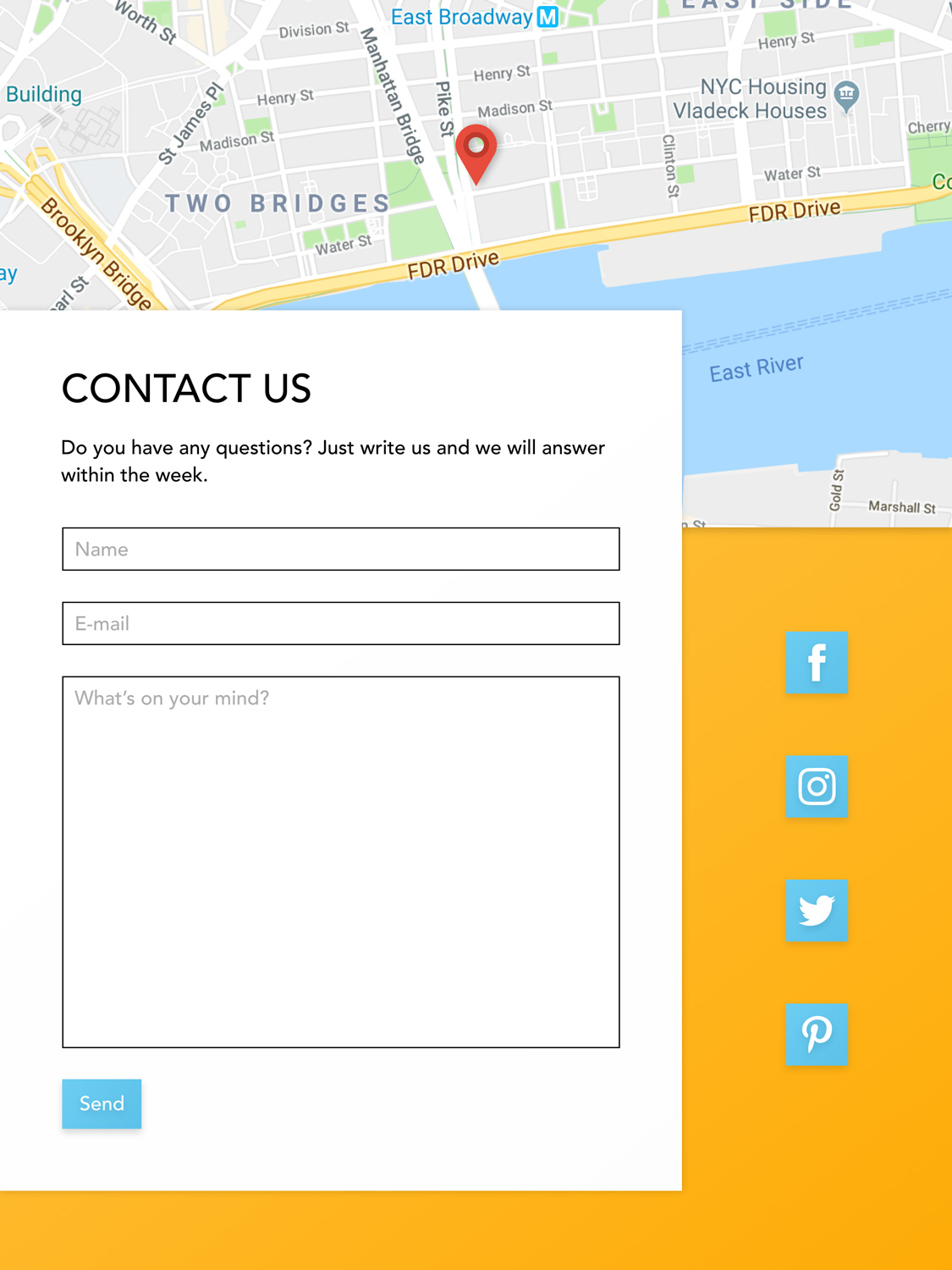 Daily UI #028 – Contact