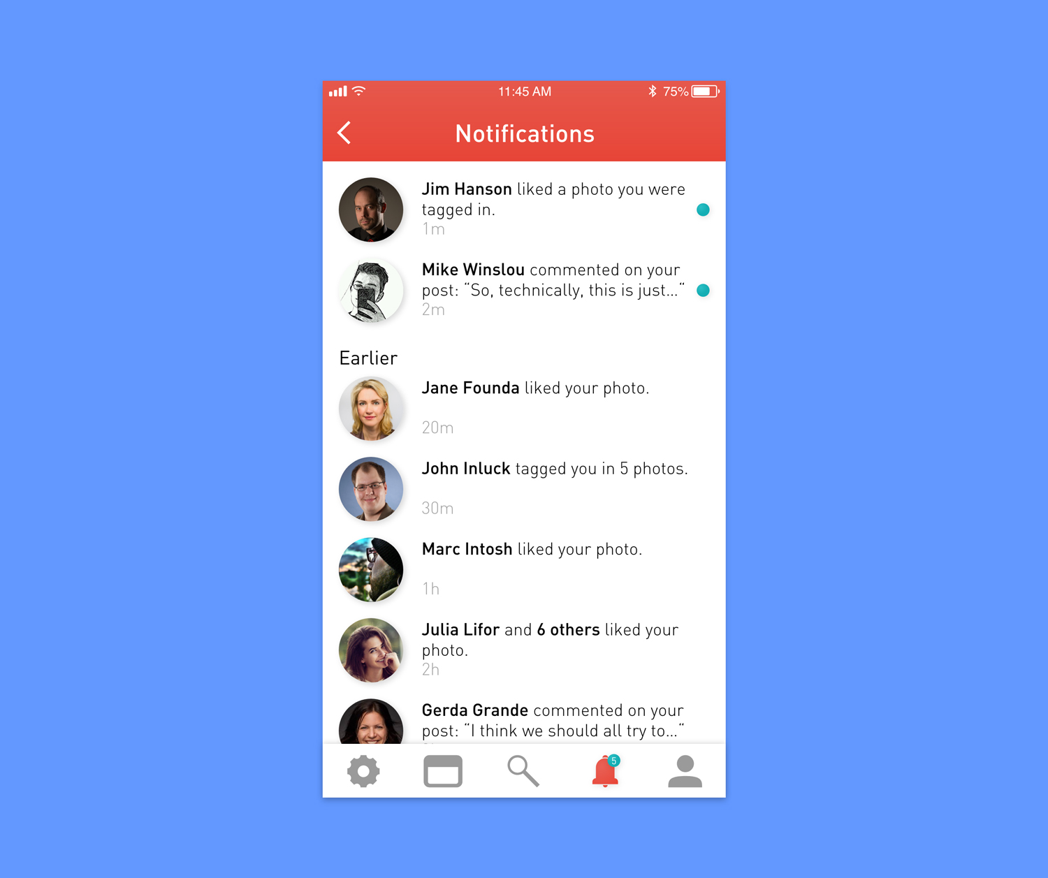 Daily UI #049 – Notifications